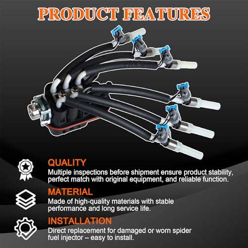 Spider Fuel Injector FJ503 4.3L V6 for Chevy/GMC – Replaces 12568332
