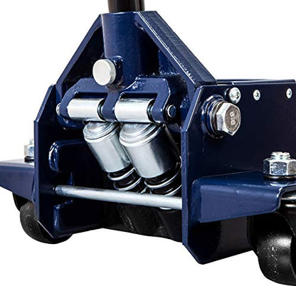 TCE 4 Ton(8000 lb) Blue Low‑Profile Floor Jack, Dual‑Piston Quick Lift Pump - size: 4 Ton