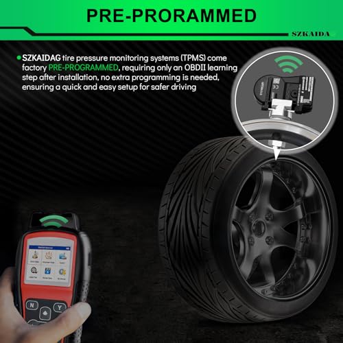 315MHZ Pre-Programmed TPMS Sensor for:-Jeep Wrangler 2007-2012 - size: 68078861AA