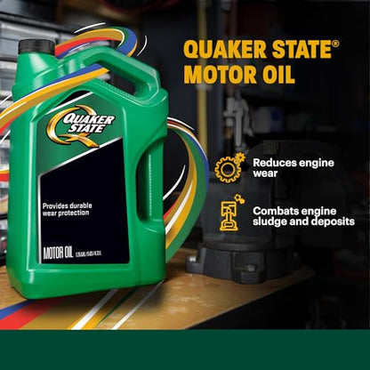 Quaker State Motor Oil, 10W-30, 1 Quart (6 Pack)