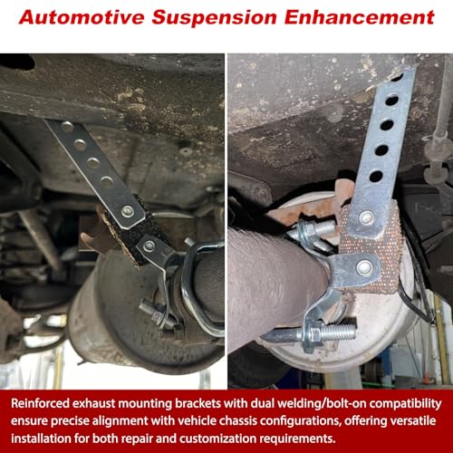 Heavy Duty Exhaust Hanger 2 Pcs Set - size: 6 holes