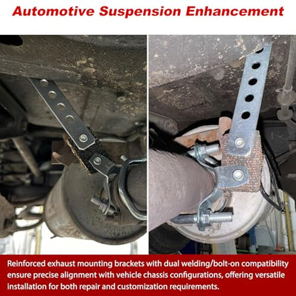 Heavy Duty Exhaust Hanger 2 Pcs Set - size: 6 holes