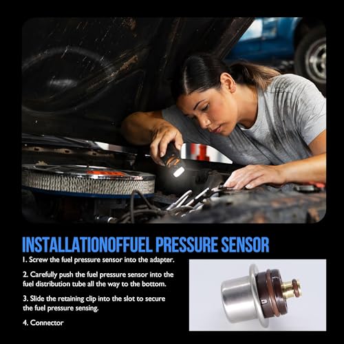 HiSport Fuel Pressure Regulator Compatible with Porsche Cayenne - size: HSFPRR4045