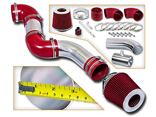Short Ram Intake Kit for 96-02 Crown Victoria/Town Car 4.6L V8 (Red) - color: Red
