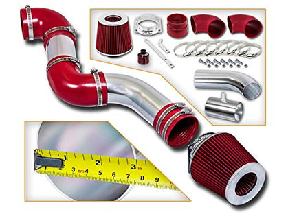 Short Ram Intake Kit for 96-02 Crown Victoria/Town Car 4.6L V8 (Red) - color: Red