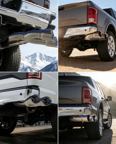 3" Dual Exhaust Tip,3''(ID) Inlet 4''outlet 16" Long Tail Pipe - size: 3TO4 16long