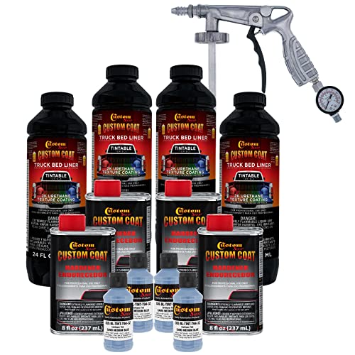 Custom Coat Camo Medium Blue Spray-On Urethane Truck Bed Liner Kit, 1 Gal.