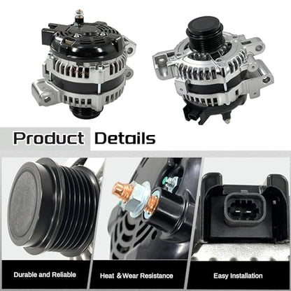 104210200 Alternator 12V 140A Compatible with 2010-2014 Cadillac CTS - size: 2010-2014 Cadillac CTS