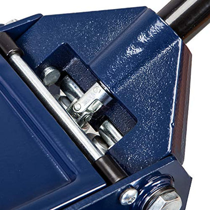 TCE 4 Ton(8000 lb) Blue Low‑Profile Floor Jack, Dual‑Piston Quick Lift Pump - size: 4 Ton