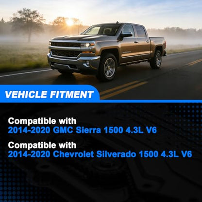 4.3 NON AFM DOD Kit w/Camshaft, Lifters, Head Gasket & Bolt, Compatible with 2014-2020 Chevy Silverado 1500, GMC Sierra 1500 4.3L V6 HGS4243 12633773