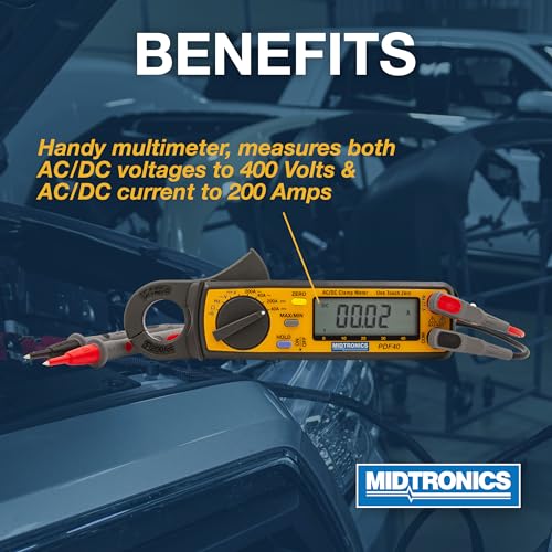 Midtronics AMP-100 Multimeter - PDF-40 Digital Amp Clamp