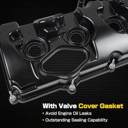 Upgrade Aluminum Engine Valve Cover kit Compatible with Ford F-150 Expedition 2013-2017 Transit 150 250 350 2015-2022 Lincoln Navigator 2015-2017 Replacement for BL3Z-6582-H DL3Z-6582-C Left & Right