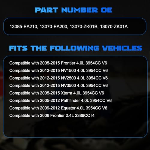 타이밍 체인 키트 4.0L Xterra Frontier 패스파인더 NV1500 2500 3500에 적합 - color: Xterra/Frontier 05-15, 패스파인더 05-12용