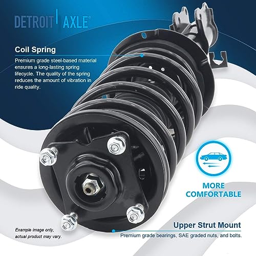 Detroit Axle - Front 4pc Steering Knuckles Kit for 05-12 Ford Escape - size: 4QU47679/ Big strut kit