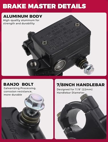 Brake Master Cylinder For Honda Fourtrax 300/foreman 450 500/Rancher 350