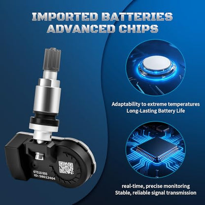 1PCS TPMS Tire Pressure Sensor 13516165 for Chevy GMC Cadillac 433MHz