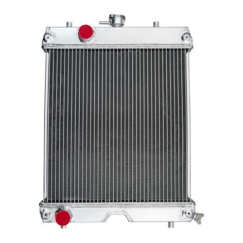 #TC420-16000 KiayUiey 2 Row Aluminum Radiator Fits for Kubota L3200 L3800 LX2610 LX3310 LX3520 Replacement Tractors Radiator for Kubota