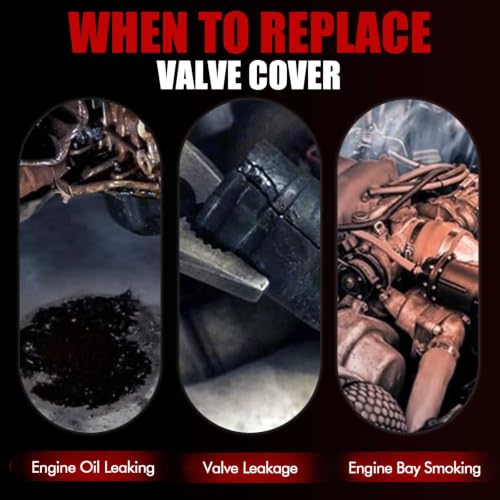 MITZONE Front Valve Cover Compatible with 2008-2017 Honda Accord Pilot Odyssey Crosstour Ridgeline Acura TL RDX 3.5L Replace 12310R70A00 12310R70A10 - color: Silver