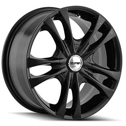 TOUREN TR22 Black Wheel (16 x 7. inches /5 x 100 mm, 40 mm Offset)