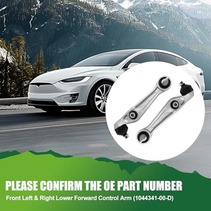 Lower Control Arm compatible for: 2017-2023 Model 3, Set of 2 - size: Model Y 2020-2023