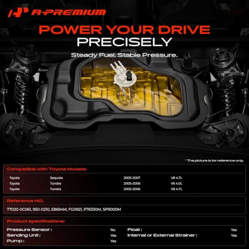 A-Premium Electric Fuel Pump Module Assembly Compatible with Toyota