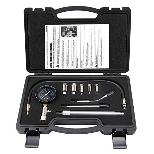 Lichamp Engine Compression Tester Automotive, for Car/Truck/Motorcycle
