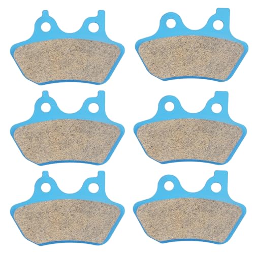 Front & Rear Ceramic Brake Pads for Harley Davidson Touring Softail Dyna