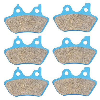 Front & Rear Ceramic Brake Pads for Harley Davidson Touring Softail Dyna