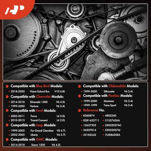 A-Premium Serpentine Belt 6-Rib 87.34 In