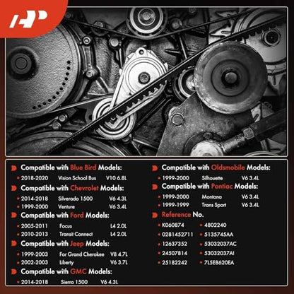 A-Premium Serpentine Belt 6-Rib 87.34 In