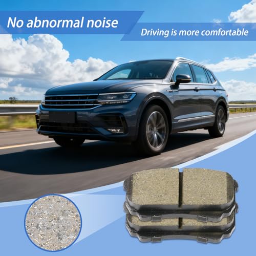Ceramic Rear Brake Pads for Jeep Compass,Patriot - size: D1037