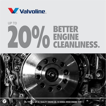 Valvoline 4-Stroke Motorcycle Full Synthetic 10W-40 Motor Oil 1 Quart - size: 1 QT, style: Full Synthetic