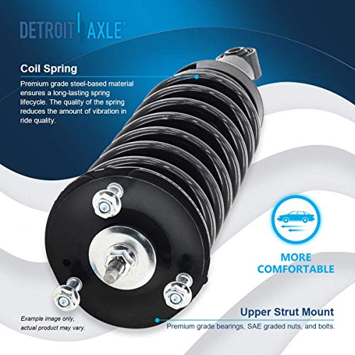 Detroit Axle - 2pc Front Struts w/Coil Spring for 2000-2006 Toyota Tundra - size: 171347L_171347R/PAIR