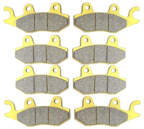 Front Rear Brake Pads for HISUN 400 450 500 550 700 750 800 1000 15-16 505 - color: Semi-Sintered