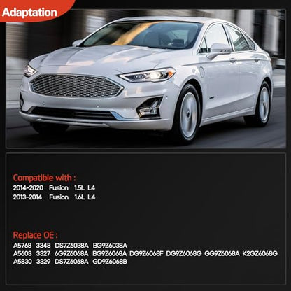Engine Motor Mount & Trans Mount Kit Compatible with 2014-2020 Fusion 1.5L