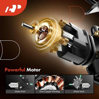 A-Premium Front Driver Side Power Window Regulator with Motor - style: Front Driver(LH)