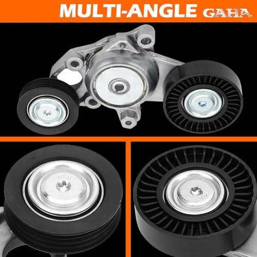 GAHA Belt Tensioner Assembly with 2 Pulleys for Toyota Camry 2010-11 2.5L - size: 166010V010