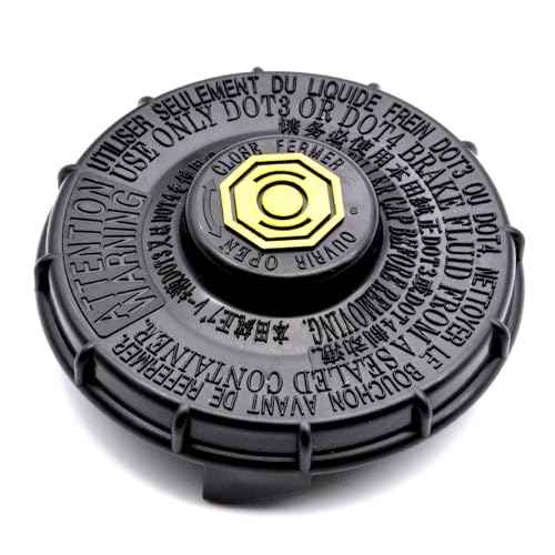 Brake Fluid Cap Fits For Honda, Brake Master Cylinder Tank Fluid Reservoir Cap Fits For Honda Accord Fit EV Hybrid S2000 Civic CR-V Accessories 46662-SLE-J01 46662-SDC-A02 46662-S8A-003