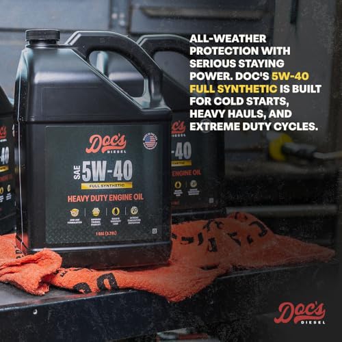 Doc's Diesel 5W-40 Full Synthetic Heavy Duty Oil, Cold Start, 192 Gal Skid - color: Full Synthetic 5W-40, size: 192-Gallon Skid