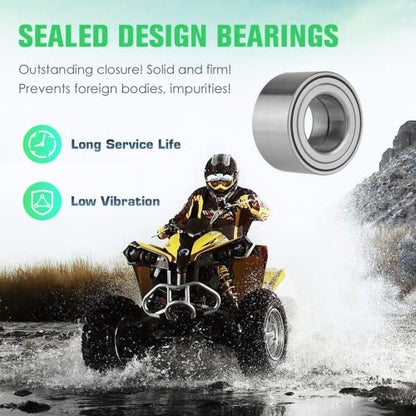 Youxmoto Rear CV Axle Wheel Bearing for Polaris 2013-2018 Ranger XP 900 (Non High-Lift), 2017-2018 Ranger CREW XP 1000 (Non HST), Ranger 570 Full Size 2015/570-6 2016; Drive Half Shaft for 1332947 - size: 2*Rear Axle+bearing