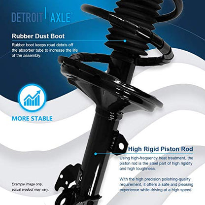 Detroit Axle - Front Suspension Kit for 04-07 Toyota Highlander Replacement - size: 14CQS1201826/Big Kit