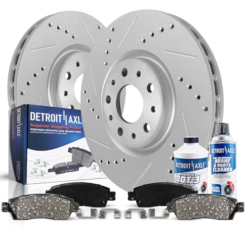 Detroit Axle - 6pc Front Brake Kit for 2015-2022 Ram Promaster City, 2016 - size: 6PR471496/KIT