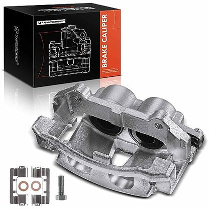 A-Premium Front Left Driver Disc Brake Caliper with Bracket - style: Front Driver Side