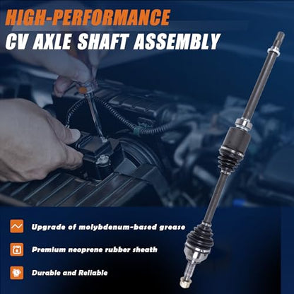 KUIPERAUTO Front Right CV Axle Shaft Assembly 666264 Compatible with Nissan Altima 2007-2013 Compatible with Rogue 2008-2013 Compatible with Rogue Select 2014-2015 - style: Front Passenger Side