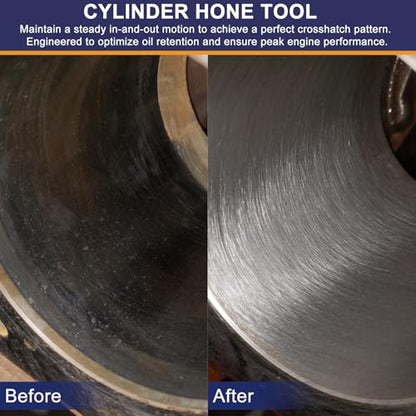 Garhgi 2.685"(68mm) Cylinder Hone with 120 Grit SC Ball Tool - size: 2.685"(68mm), style: 120 Grit