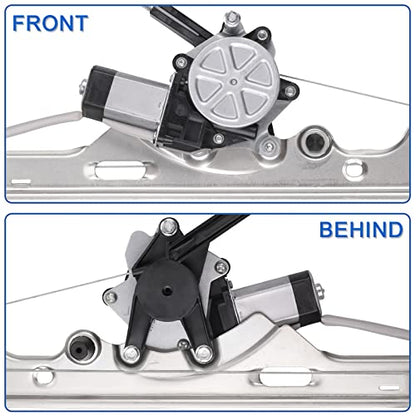 Obaee 741-644 Front Left Driver Side Power Window Regulator & Motor Assembly Compatible with Chevrolet/Chevy Silverado Tahoe Suburban/GMC Yukon XL Sierra Escalade Pickup Truck SUV 2000-2006 - size: Front Left Driver Side