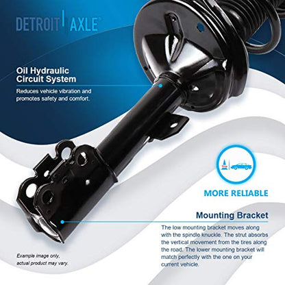 Detroit Axle - Front Suspension Kit for 04-07 Toyota Highlander Replacement - size: 14CQS1201826/Big Kit