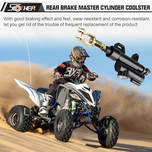 Rear Brake Master Cylinder Coolster for 50cc 70cc 90cc 110cc 125cc ATV Chinese Dirt Bike Quad Taotao Baja BMS Roketa Apollo Sunl Xpro Pitster Piranha NSTKazuma