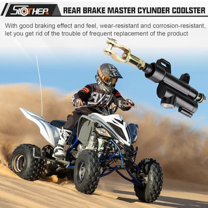 Rear Brake Master Cylinder Coolster for 50cc 70cc 90cc 110cc 125cc ATV Chinese Dirt Bike Quad Taotao Baja BMS Roketa Apollo Sunl Xpro Pitster Piranha NSTKazuma
