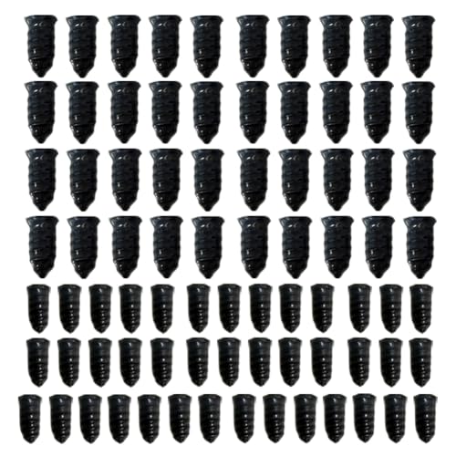 80Pcs Vacuum Tire Rubber Screws for Tire Repair Rubber Nail Kit - size: 80pcs Tire Repair Screws